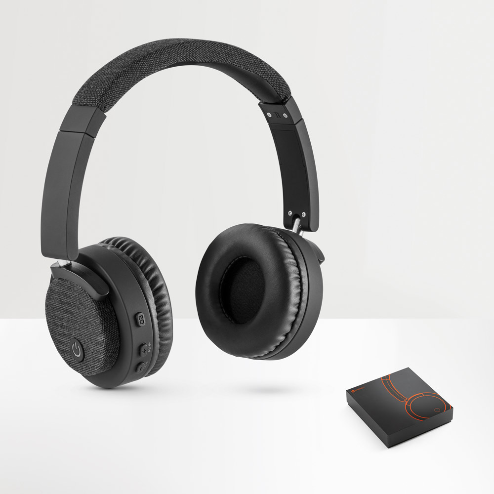 BEATDRUM. Fones de ouvido sem fios com autonomia de 16h, em ABS e tecido — foto 1 de 2