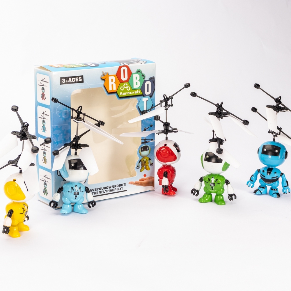 HELICÓPTERO ROBÔ DE BRINQUEDO — foto 1 de 1