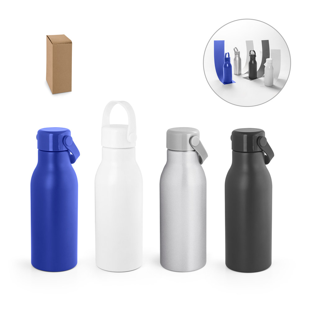 KHOLI. Squeeze em alumínio 100% reciclado com parede simples e acabamento mate (700 mL) — foto 1 de 5