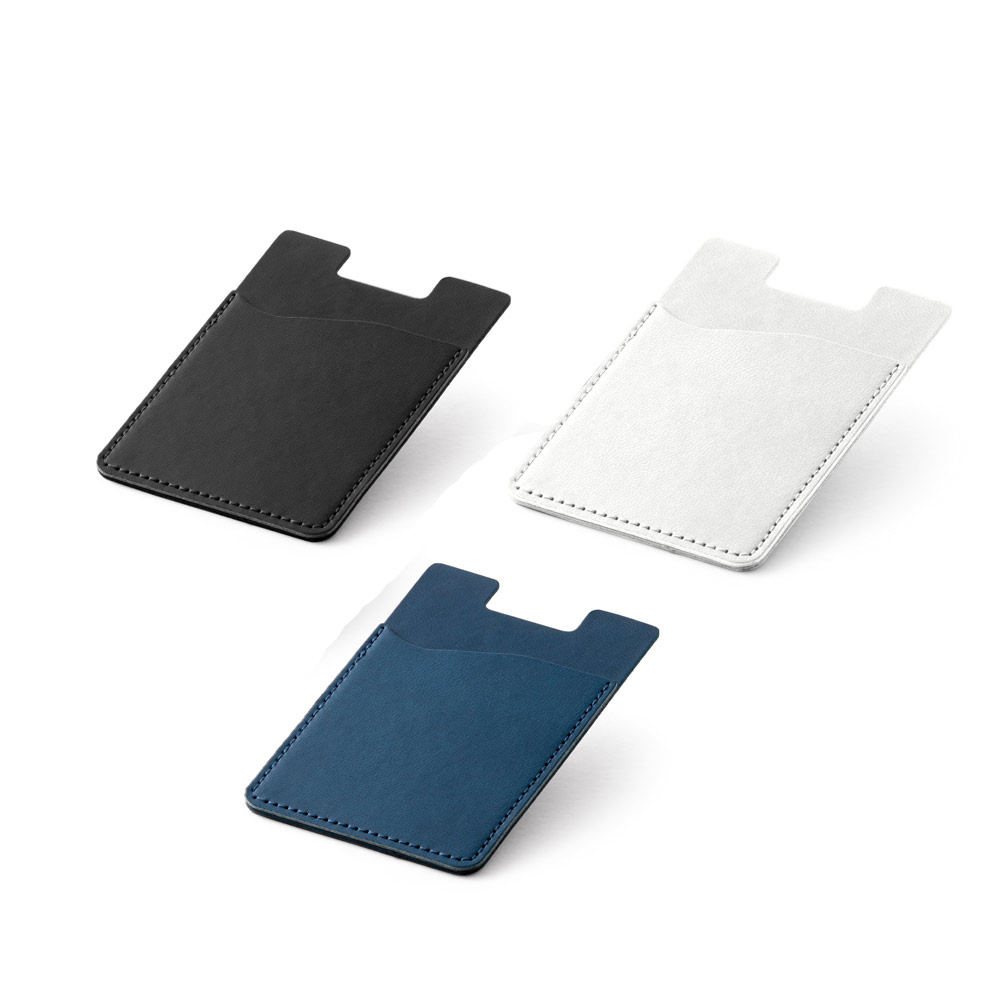 BLOCK. Porta cartões para celular com bloqueio de RFID em PU — foto 1 de 4