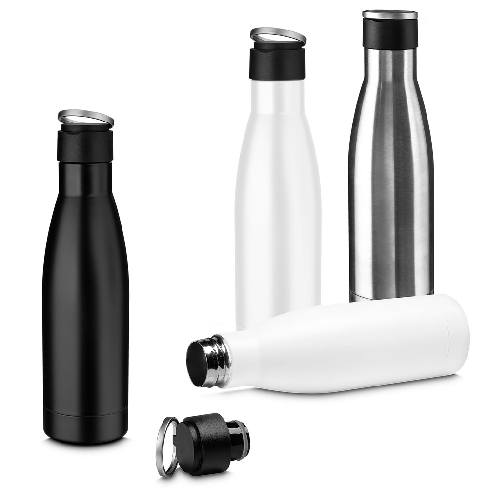 Garrafa térmica em aço inox isolada a vácuo com parede dupla - 500ml — foto 1 de 7
