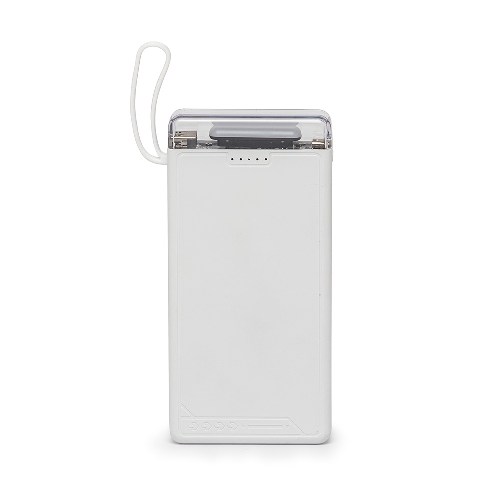 POWER BANK 10.000MAH C/ LANTERNA E MULTISSAÍDAS — foto 1 de 1