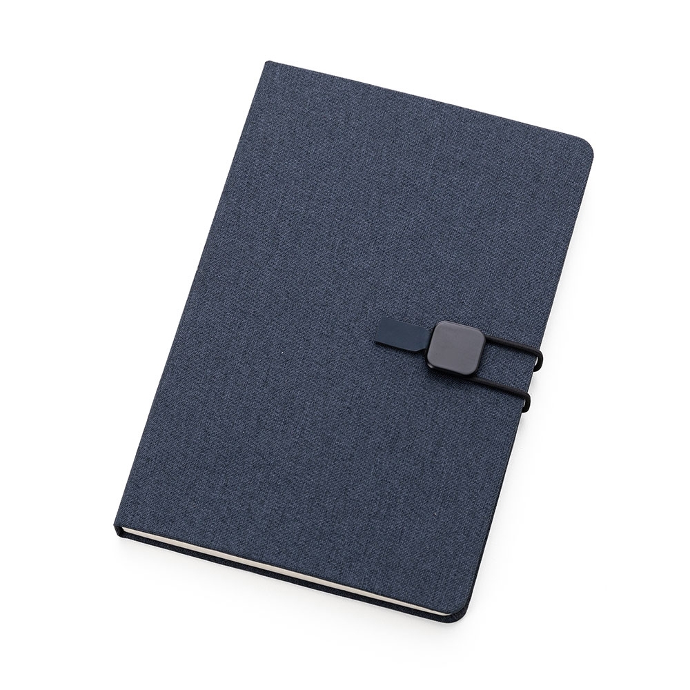CADERNO DE ANOTAÇÕES COM ELÁSTICO — foto 1 de 3