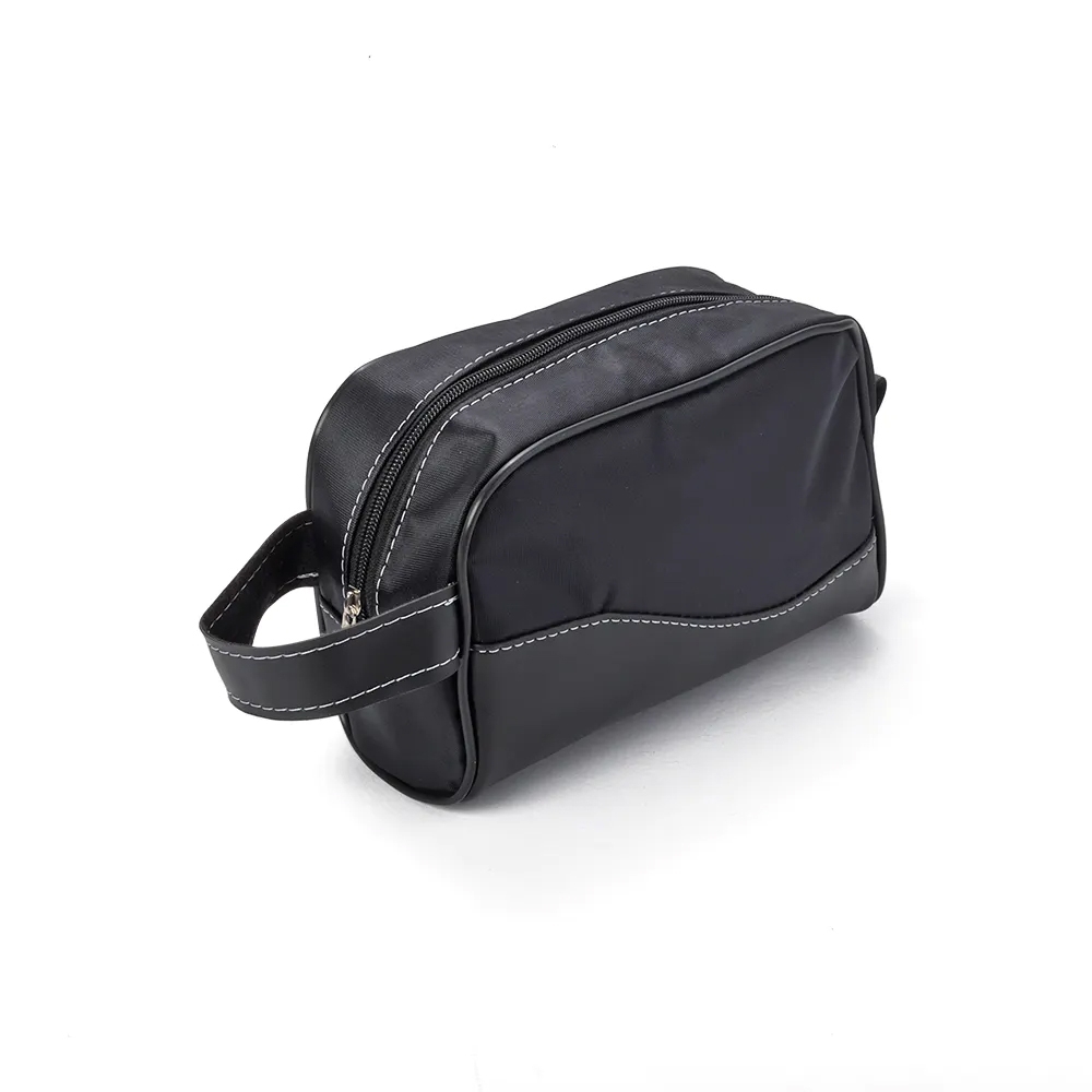 NECESSAIRE COURO SINT. E NYLON-PRE — foto 1 de 1