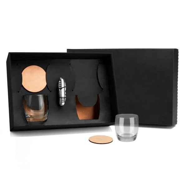 KIT WHISKY COM CANIVETE - 5 PÇS — foto 1 de 2