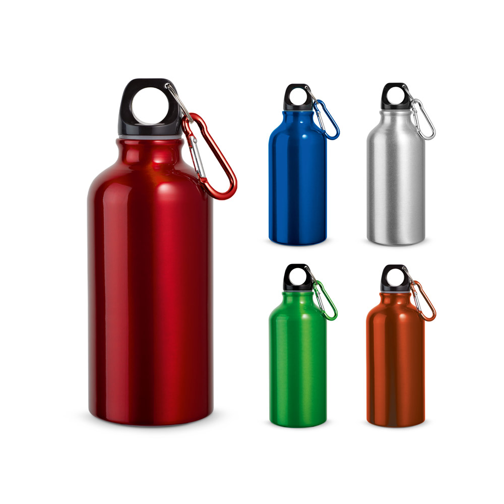 LANDSCAPE METTALIC. Garrafa esportiva em alumínio com acabamento metálico (400 mL) — foto 1 de 6
