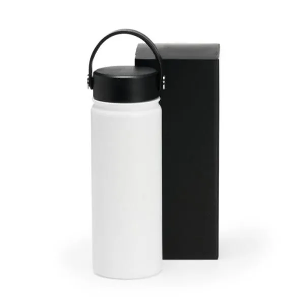 GARRAFA DUPLA CAMADA NA COR BRANCA - 550 ML — foto 1 de 5