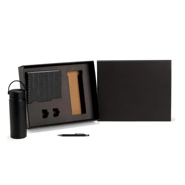 KIT GARRAFA, CADERNO E CANETA - 3 PÇS — foto 1 de 4