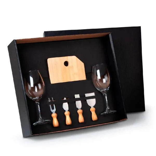 KIT QUEIJO E VINHO - 7 PÇS — foto 1 de 3