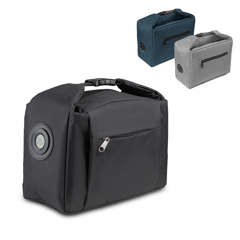 Bolsa térmica em poliéster 600d com revestimento laminado com interior — foto 1 de 10