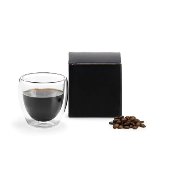 COPO EM VIDRO PAREDE DUPLA - 250 ML — foto 1 de 4