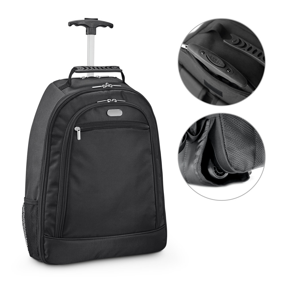 NOTE. Mochila trolley para notebook (15'6'') em 1680D e 300D com 2 rodas (24 L) — foto 1 de 2