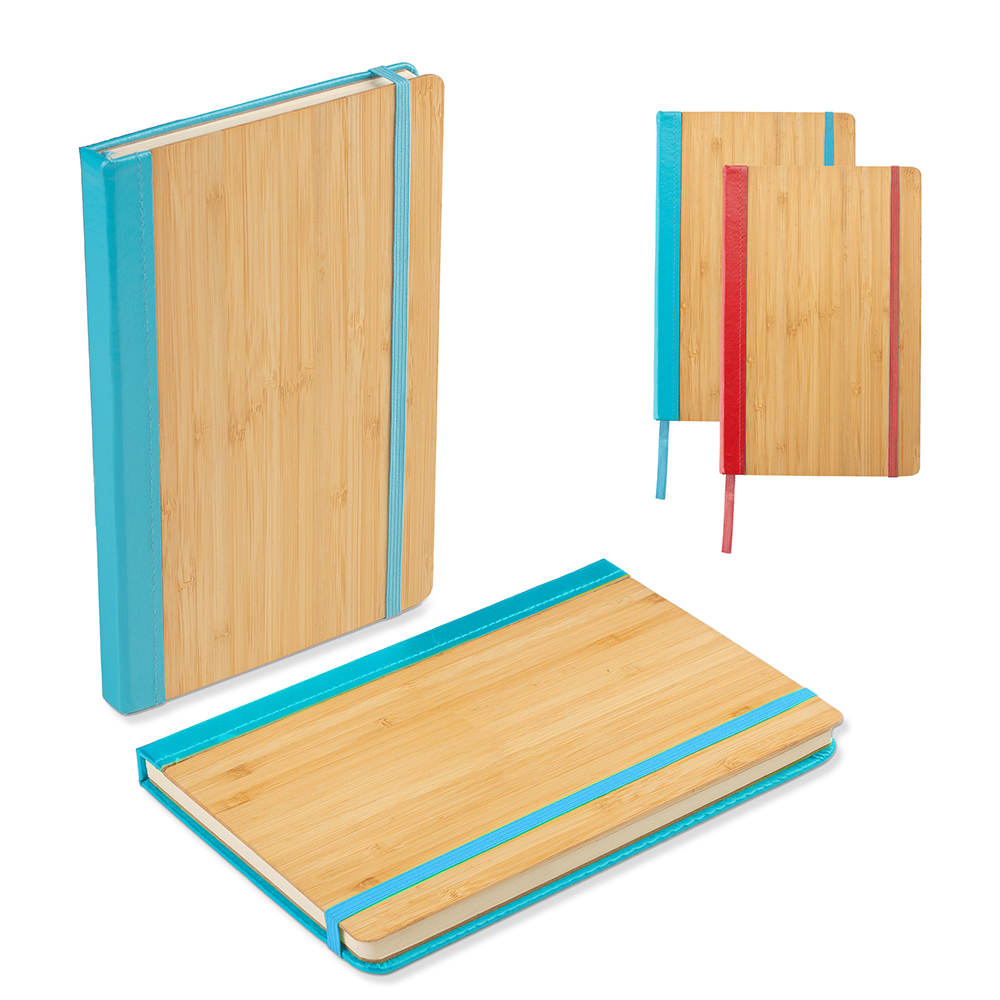 Caderno A5 Capa em Bambu e PU — foto 1 de 5