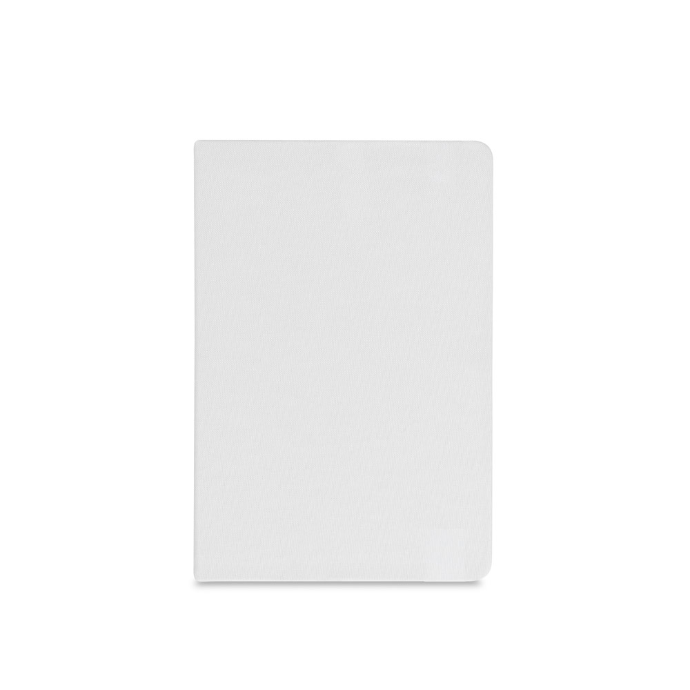 ANNE SUB. Caderno A5 de capa dura em poliéster 100% reciclado 300D ideal para personalização em sublimação — foto 1 de 2