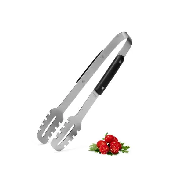 PEGADOR EM MADEIRA / INOX - PRETO - 33CM — foto 1 de 4