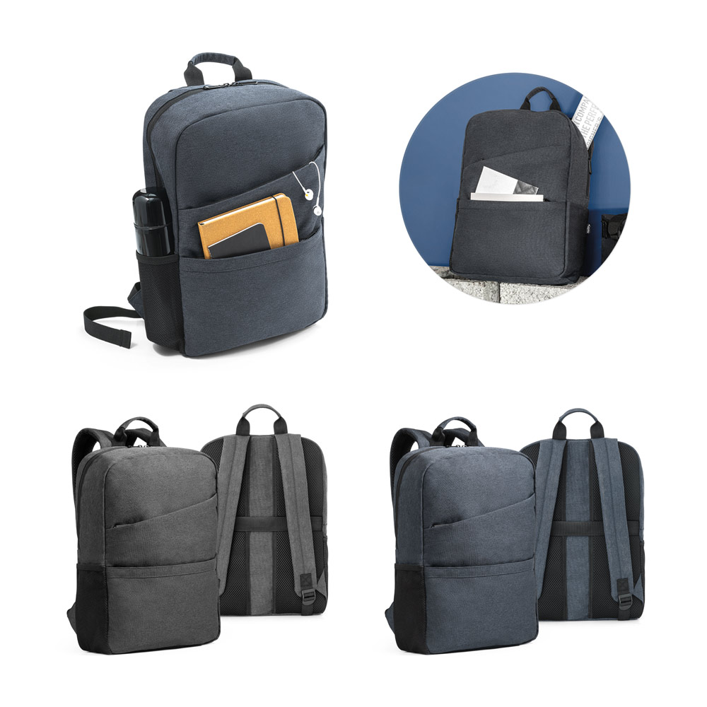 REPURPOSE BACKPACK. Mochila para notebook (15'6") em poliéster reciclado 600D de alta densidade (12 L) — foto 1 de 3