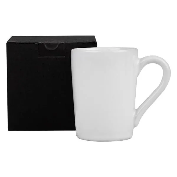 CANECA EM CERÂMICA BRANCA - 230 ML — foto 1 de 4
