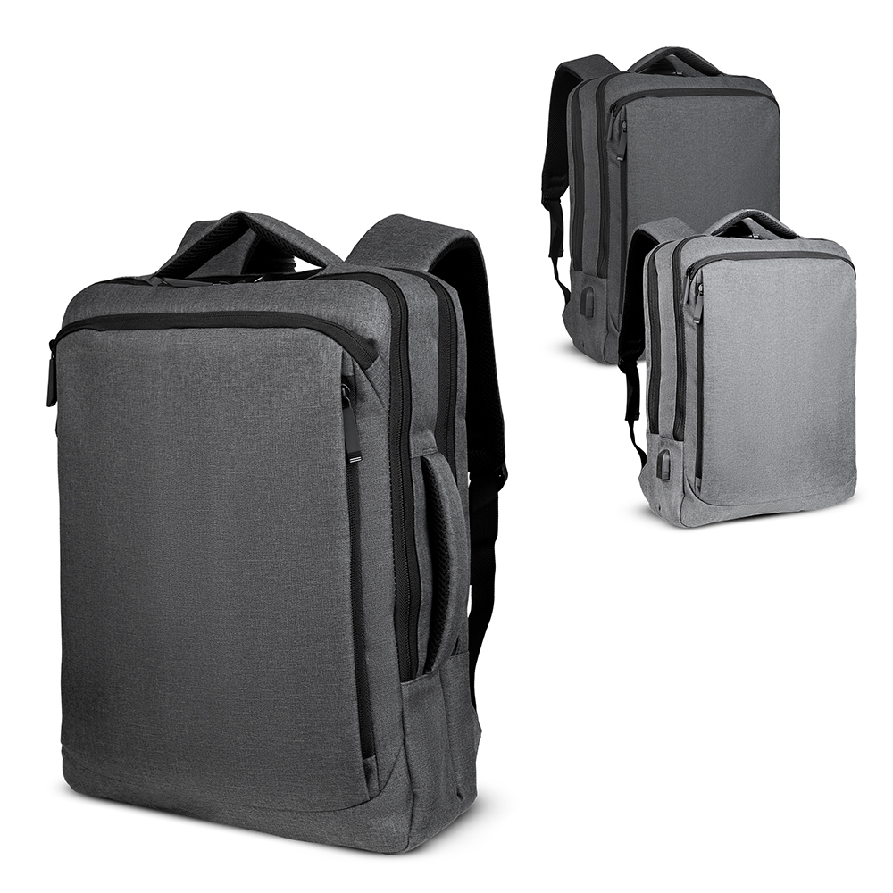 Mochila e pasta para notebook em tecido poliéster 600d e interior 210d — foto 1 de 7