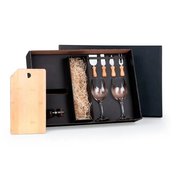 KIT PARA QUEIJO E VINHO - 8 PÇS — foto 1 de 1