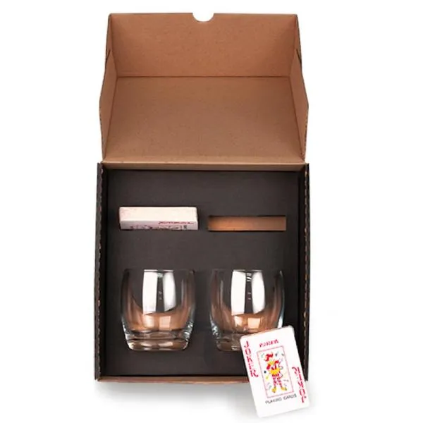 KIT WHISKY COM BARALHO E COPOS — foto 1 de 5
