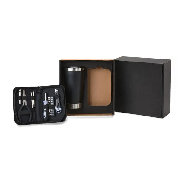 KIT COPO TÉRMICO E CONJUNTO DE FERRAMENTAS - 17 PÇS — foto 1 de 4