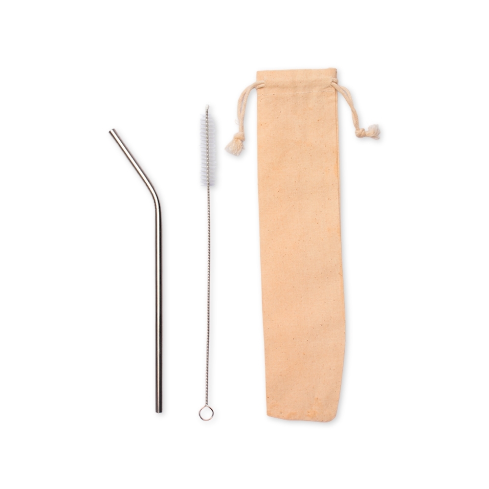 KIT CANUDO DE METAL COM ESCOVA DE LIMPEZA — foto 1 de 1