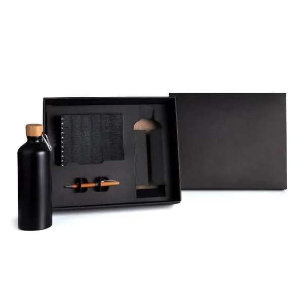 KIT GARRAFA, CADERNO E CANETA - 3 PÇS — foto 1 de 3