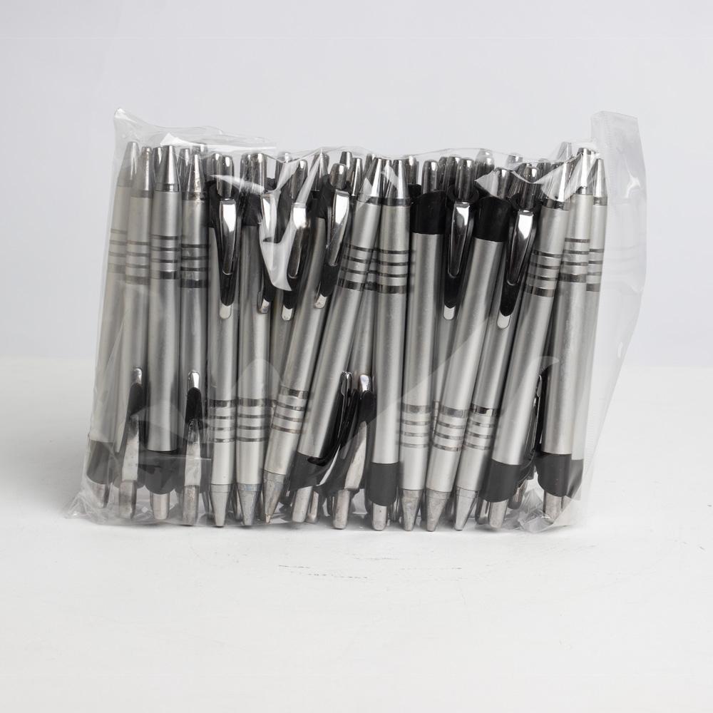 PACOTE C/ 50 PÇS CANETA PLÁSTICA — foto 1 de 1