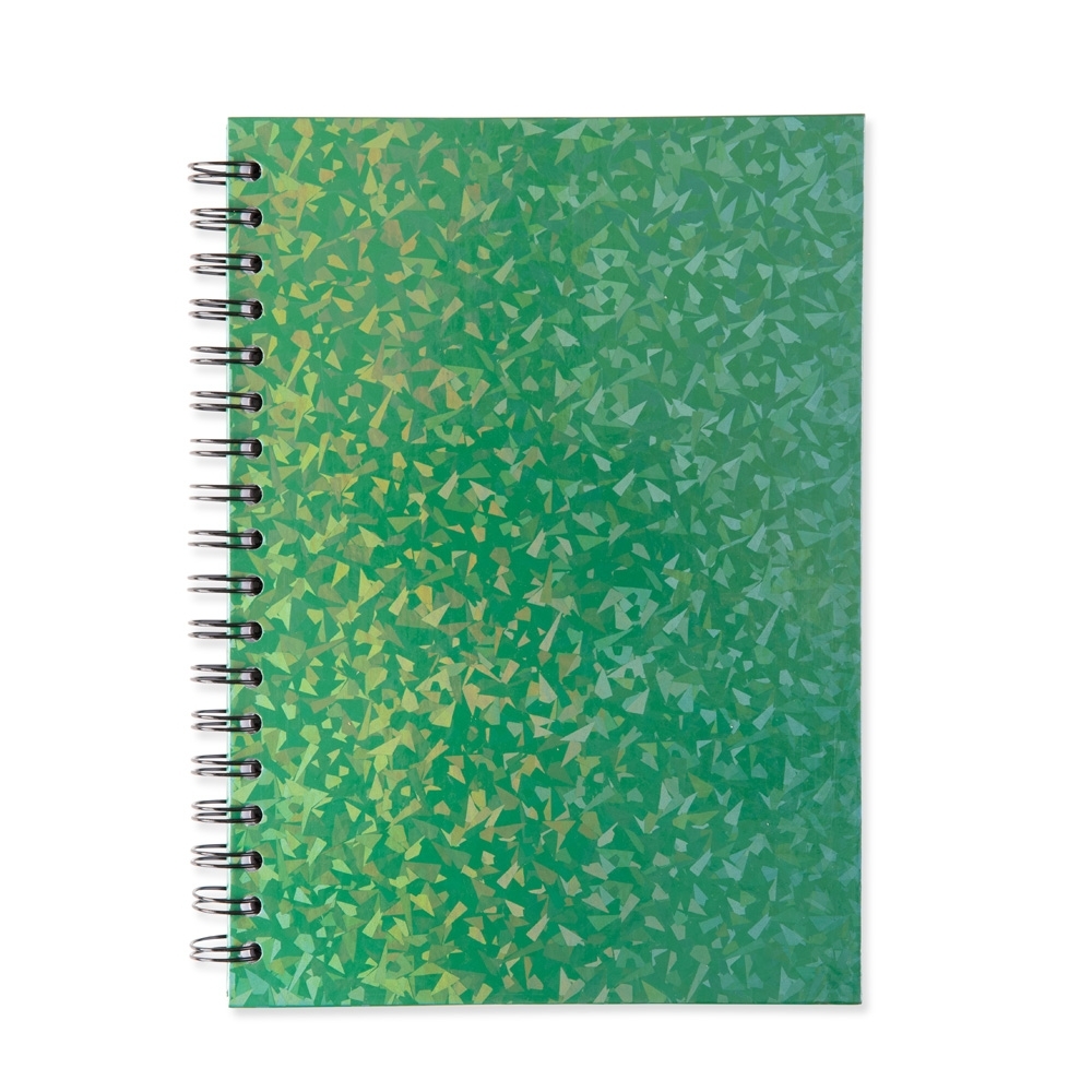 CADERNO HOLOGRÁFICO COM PAUTA — foto 1 de 7