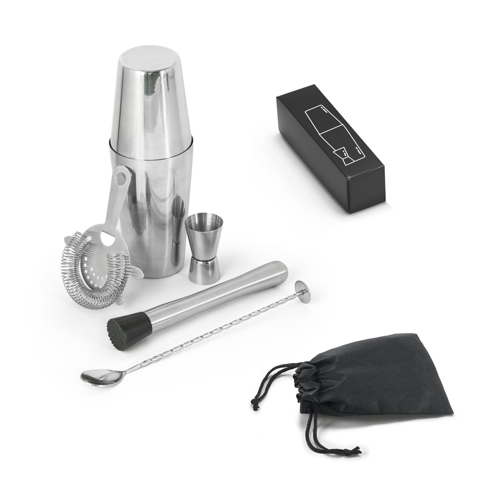 BRAMBLE. Set de coquetel com 6 peças em aço inox — foto 1 de 2