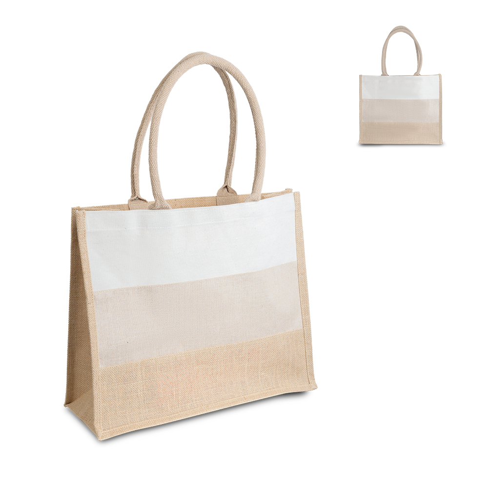 Sacola em Juta 280g/m² (35x42x15cm) — foto 1 de 7