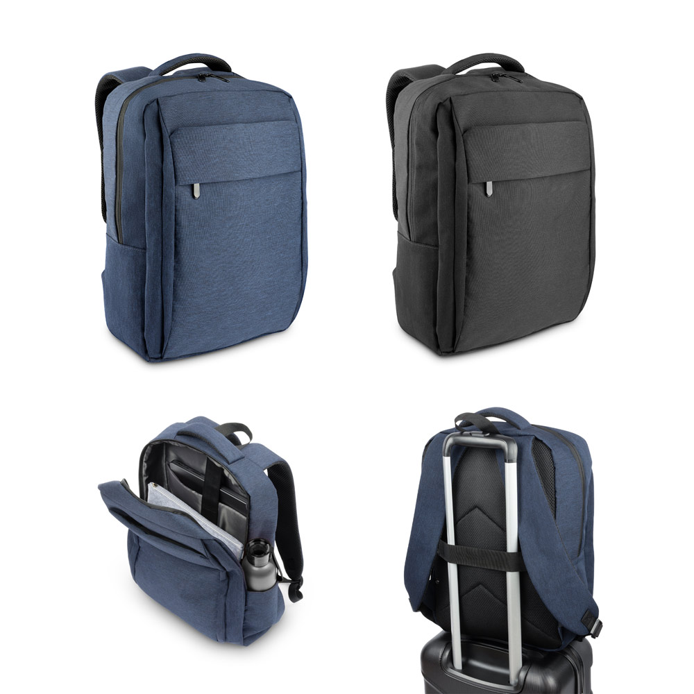 COVENTRY. Mochila, totalmente almofadada, para notebook (15'6") em poliéster reciclado 300D de alta densidade (18 L) — foto 1 de 3