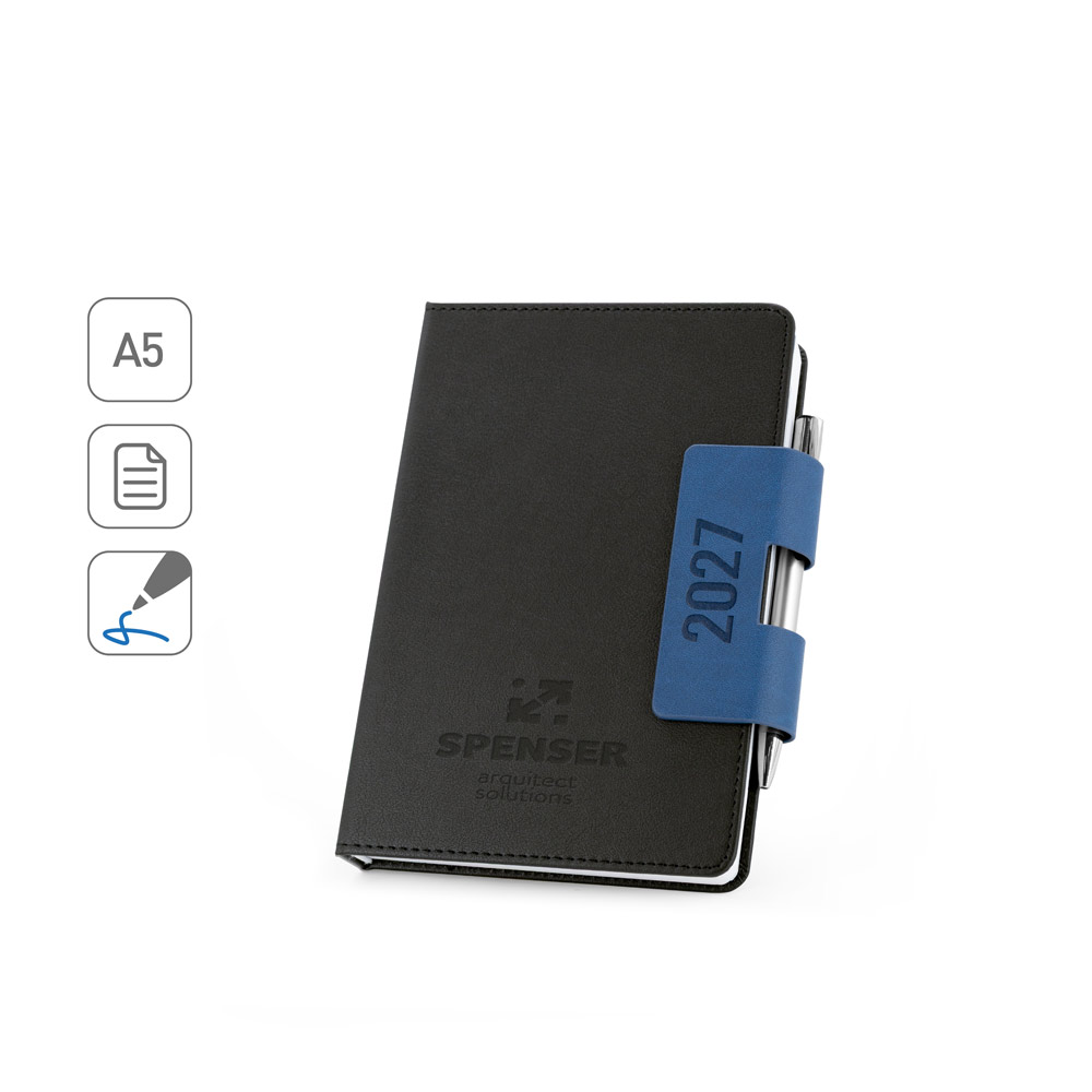 SPENSER A5. Agenda A5 com capa dura em PU — foto 1 de 3