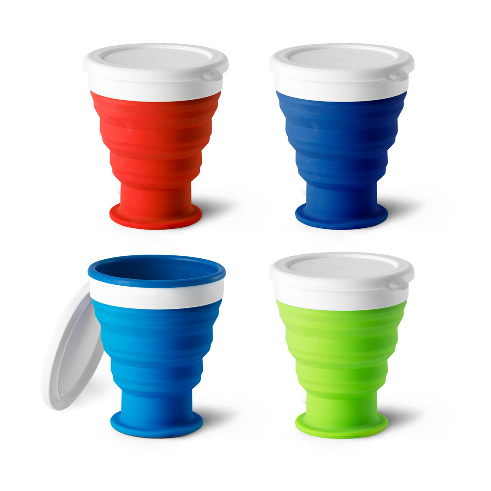 MODRIC L. Copo de viagem em silicone e PP (400 mL) — foto 1 de 5