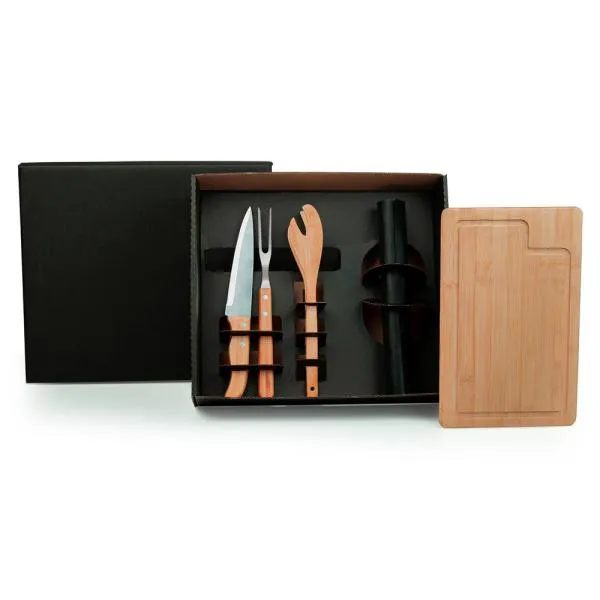 KIT PARA CHURRASCO COM ESTEIRA GRILL - 5 PÇS — foto 1 de 4