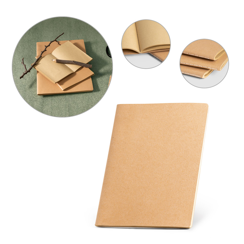 ALCOTT A4 II. Caderno A4 de capa flexível em cartão (250 g/m²) com páginas lisas — foto 1 de 2
