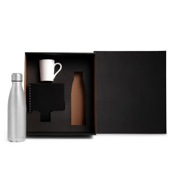 KIT GARRAFA, CANECA E CADERNO - 3 PÇS — foto 1 de 3