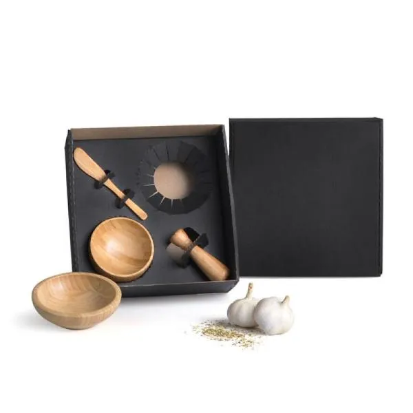 KIT CUMBUCA E AMASSADOR DE TEMPEROS - 4 PÇS — foto 1 de 4