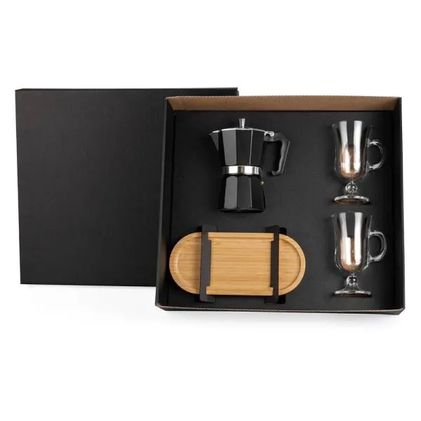 KIT PARA CAFÉ COM CAFETEIRA ITALIANA - 4 PÇS — foto 1 de 3