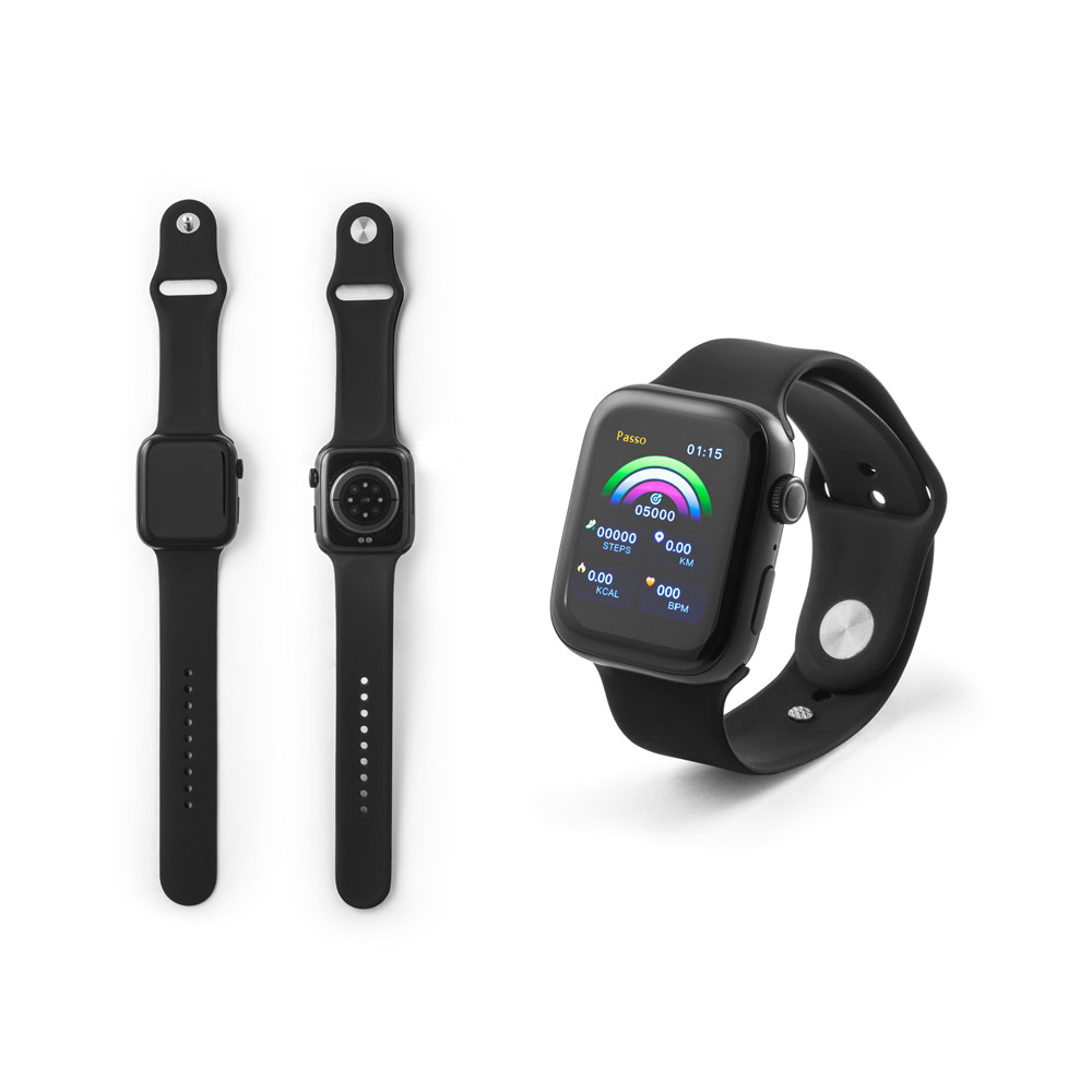 WILES. Relógio inteligente com bracelete em silicone e à prova de salpicos de água (IPX4) — foto 1 de 2