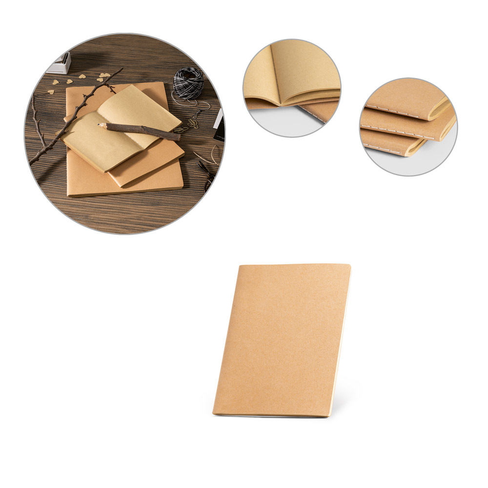 ALCOTT A6 II. Caderno de capa flexível em cartão (250 g/m²) com páginas lisas — foto 1 de 2