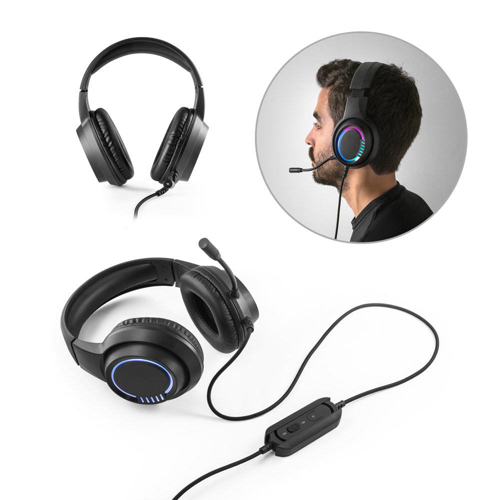 THORNE HEADSET RGB. Fone de ouvido para gaming com luzes RGB e microfone de alta qualidade — foto 1 de 2