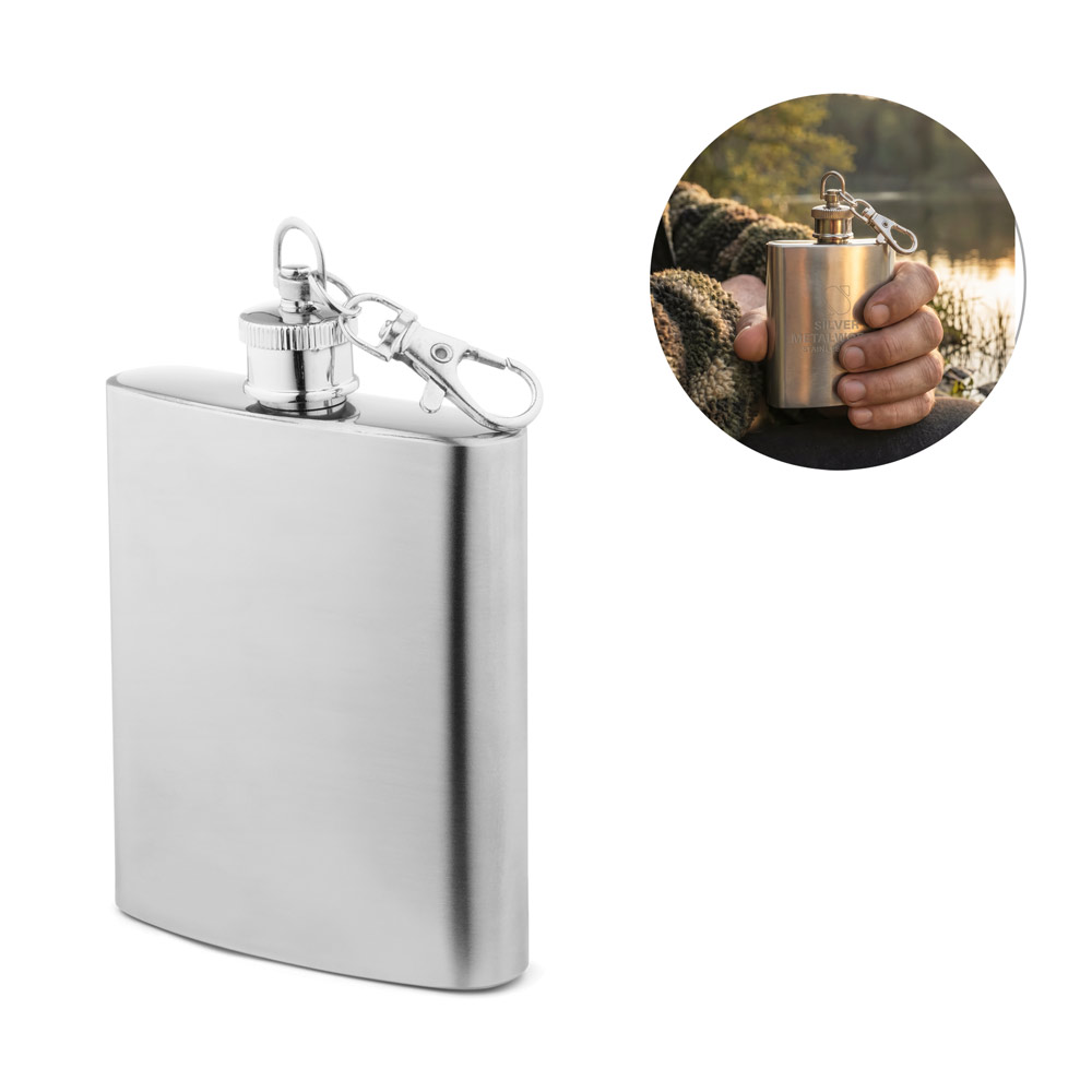 MUSE M. Garrafa de bolso em aço inox (100 mL) — foto 1 de 2