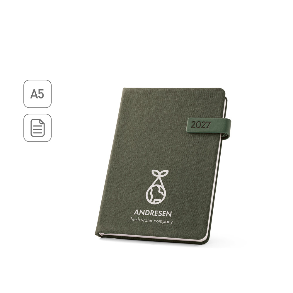 ANDRESEN A5. Agenda em PET reciclado (100% rPET) — foto 1 de 4