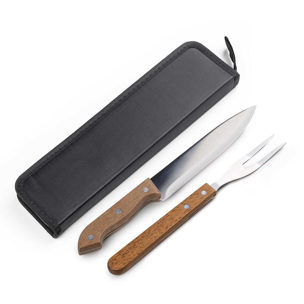 Kit churrasco contendo 3 peças: estojo de nylon com alça - 31,7 cm — foto 1 de 10