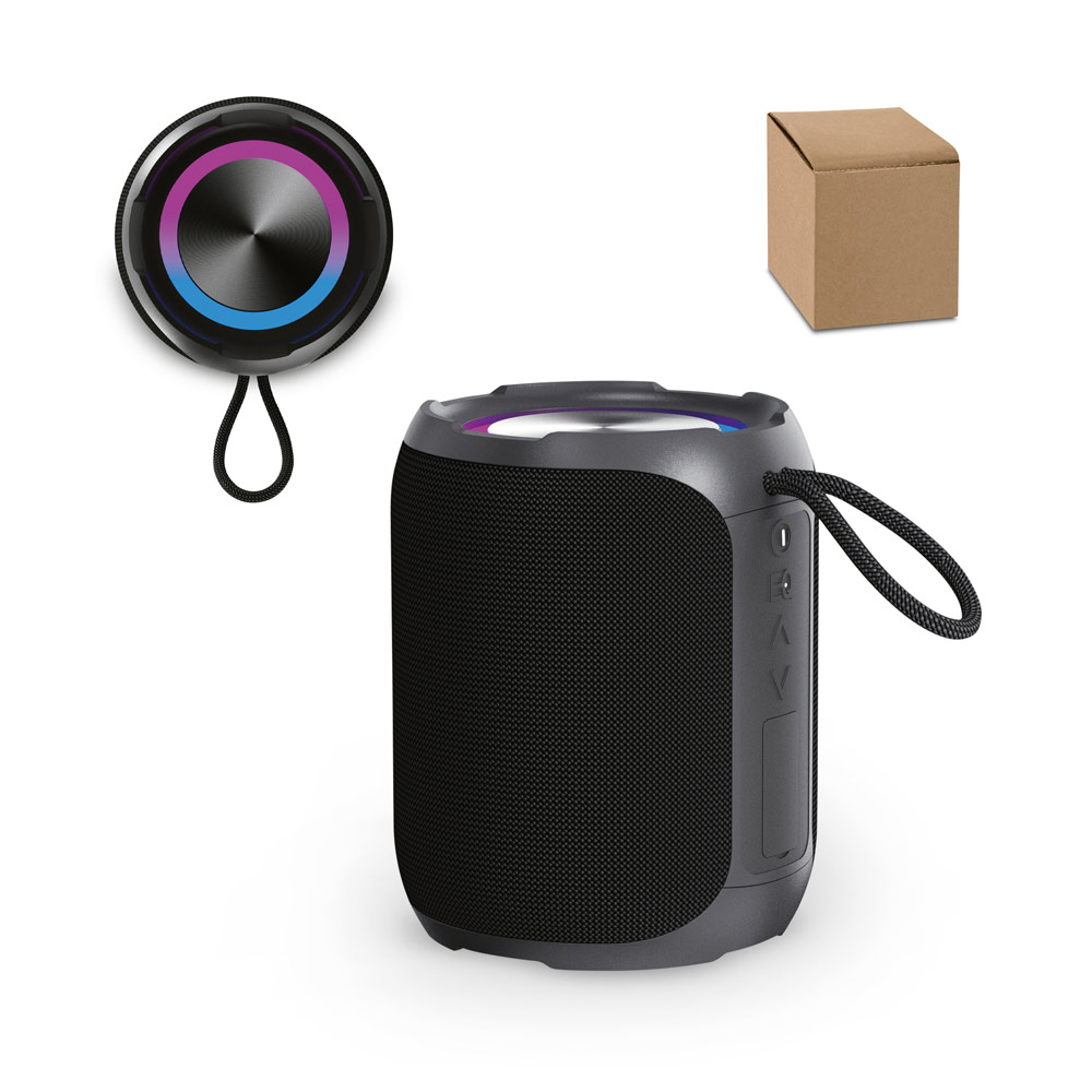 AVICENNA. Caixa de som à prova de água (IPX6), em ABS 100% reciclado (2'600 mAh) — foto 1 de 2