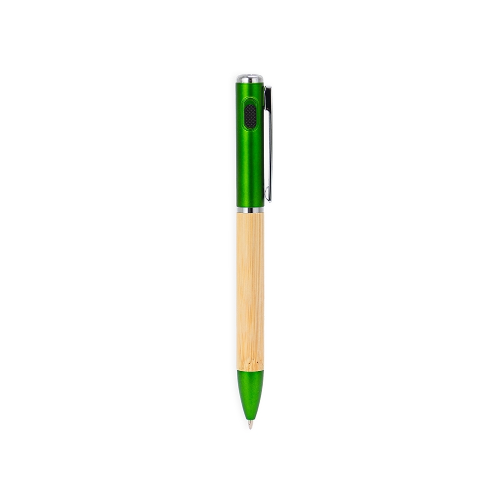CANETA BAMBU COM LANTERNA — foto 1 de 6