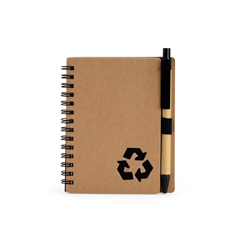 CADERNO ECOLÓGICO COM CANETA — foto 1 de 5