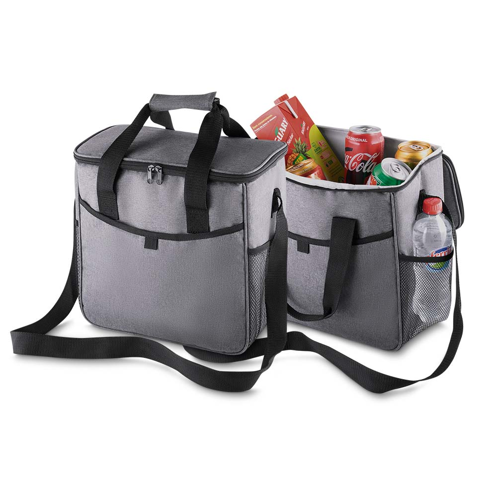 Bolsa térmica,capacidade 16 litros,tecido poliéster 300d, bolso — foto 1 de 2