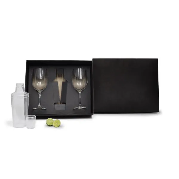 KIT PARA DRINKS C/ COQUETELEIRA - 3 PÇS — foto 1 de 4